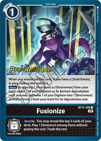 Fusionize [BT11-105] [Dimensional Phase Pre-Release Promos] | Tables and Towers