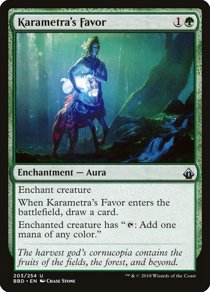 Karametra's Favor [Battlebond] | Tables and Towers