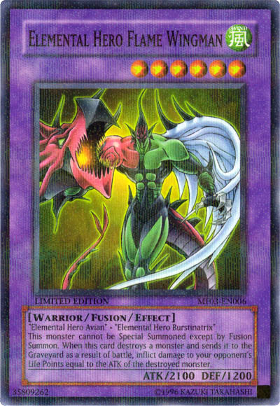 Elemental Hero Flame Wingman [MF03-EN006] Parallel Rare | Tables and Towers