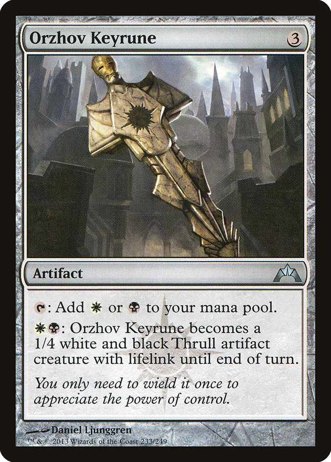 Orzhov Keyrune [Gatecrash] | Tables and Towers