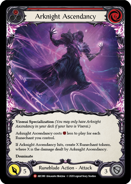 Arknight Ascendancy [U-ARC080] (Arcane Rising Unlimited)  Unlimited Rainbow Foil | Tables and Towers