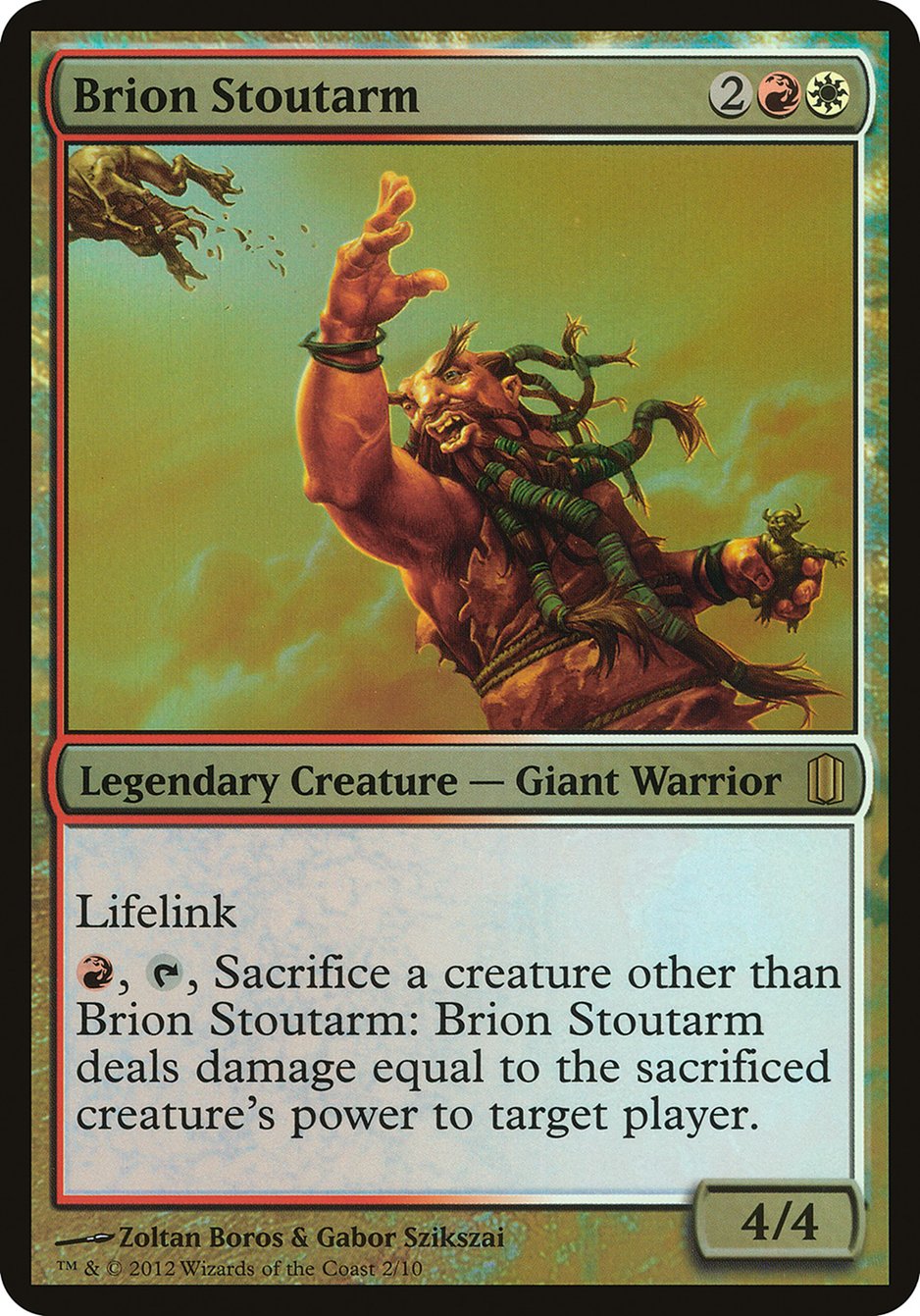 Brion Stoutarm (Oversized) [Commander's Arsenal Oversized] | Tables and Towers