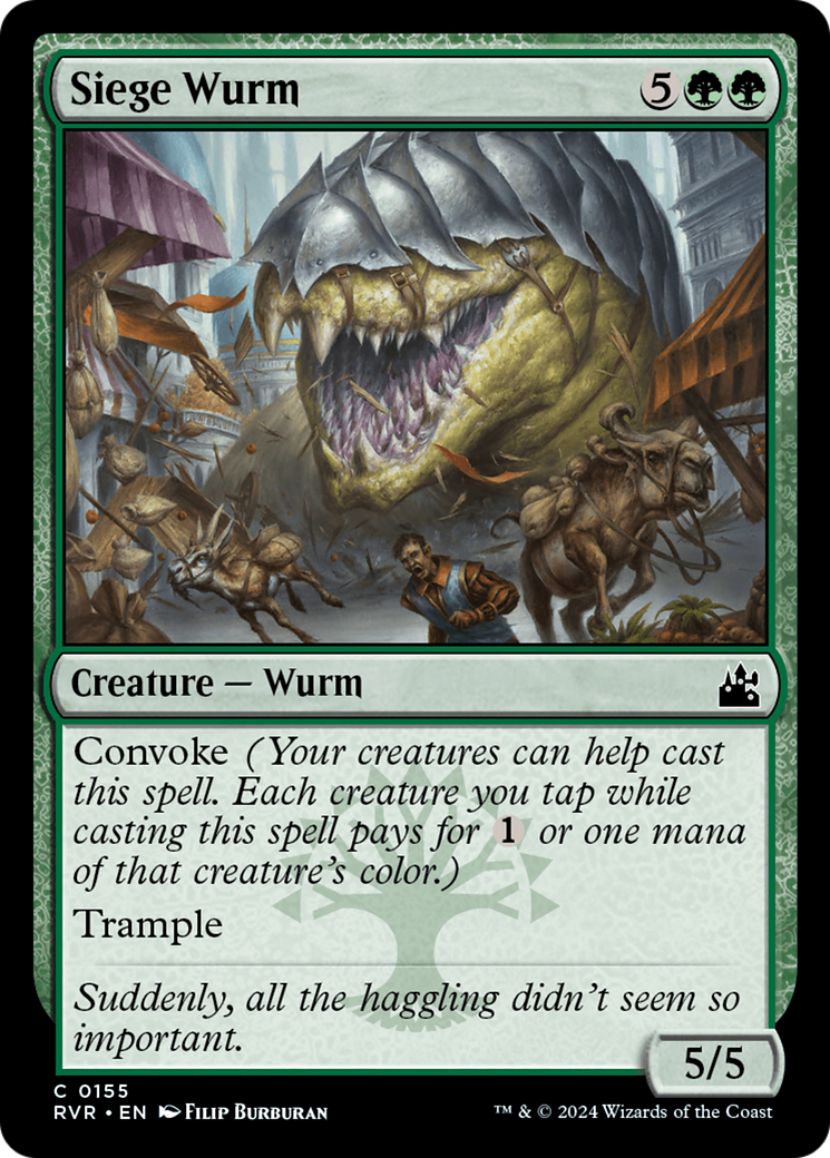 Siege Wurm [Ravnica Remastered] | Tables and Towers