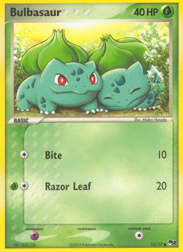 Bulbasaur (12/17) [POP Series 2] | Tables and Towers