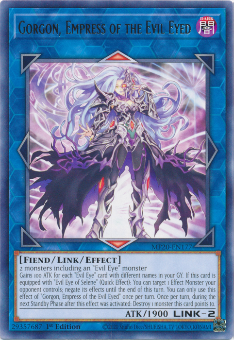 Gorgon, Empress of the Evil Eyed [MP20-EN177] Rare | Tables and Towers