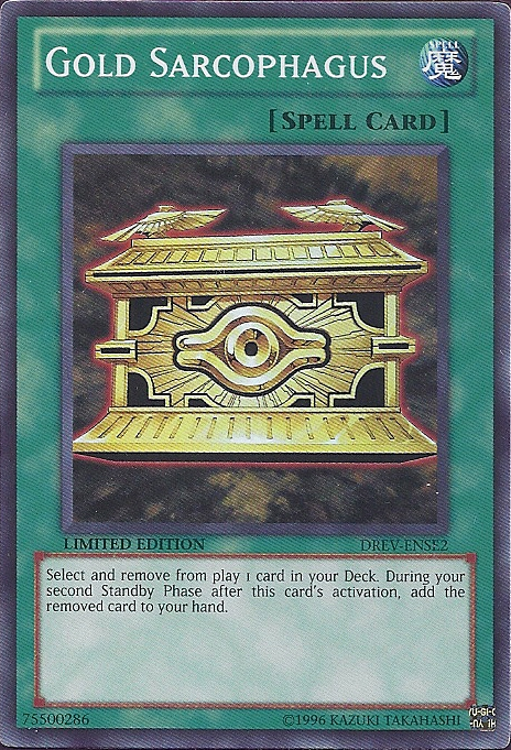 Gold Sarcophagus [DREV-ENSE2] Super Rare | Tables and Towers