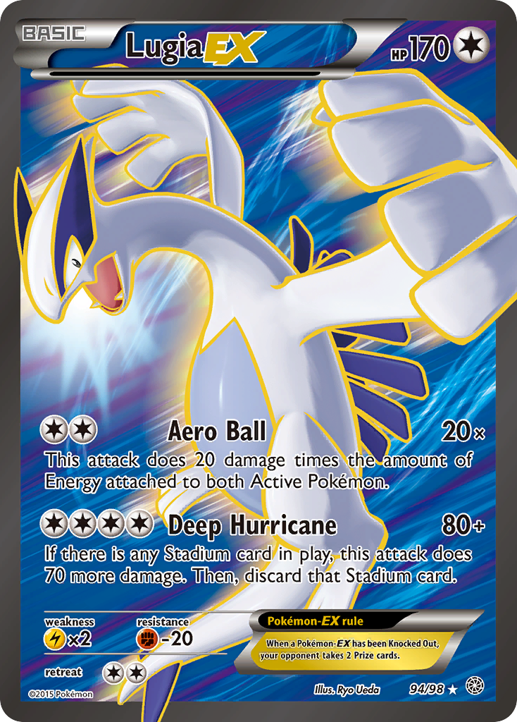 Lugia EX (94/98) [XY: Ancient Origins] | Tables and Towers