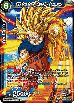 SS3 Son Goku, Calamity Conqueror (BT14-035) [Cross Spirits] | Tables and Towers