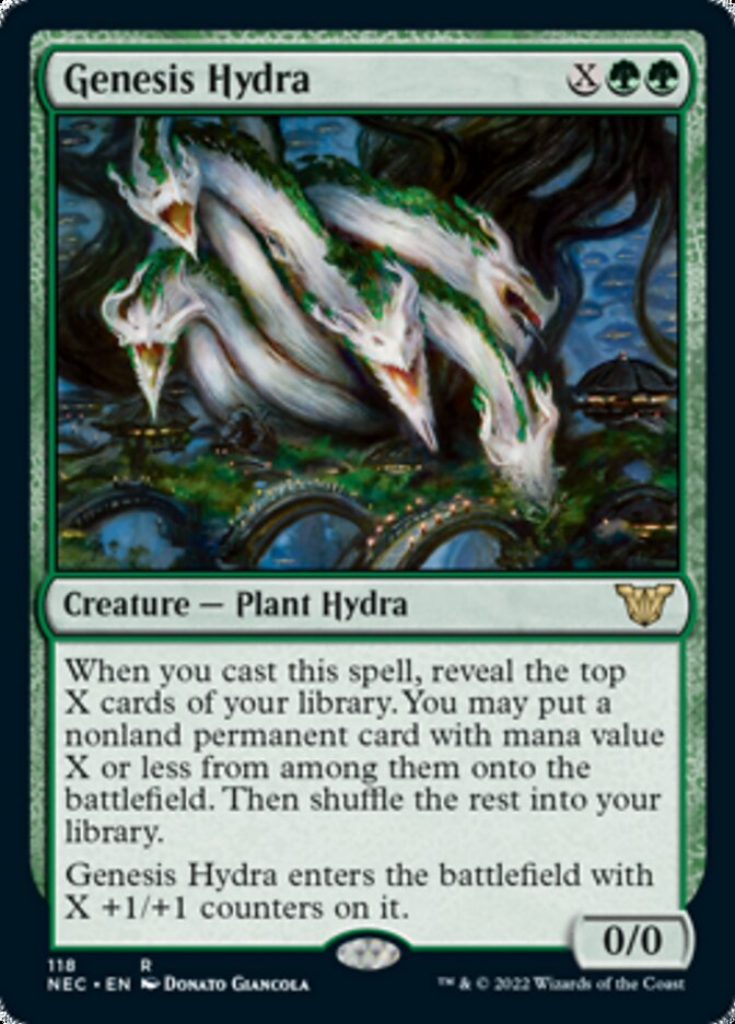 Genesis Hydra [Kamigawa: Neon Dynasty Commander] | Tables and Towers