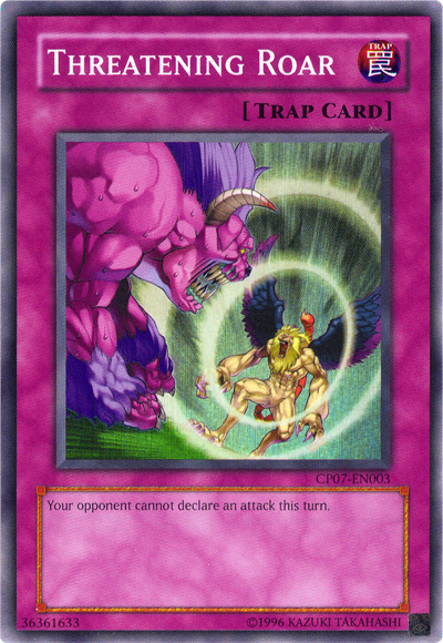 Threatening Roar [CP07-EN003] Super Rare | Tables and Towers