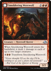 Smoldering Werewolf // Erupting Dreadwolf [Eldritch Moon] | Tables and Towers