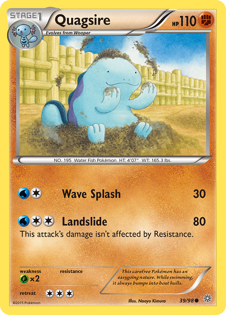 Quagsire (39/98) [XY: Ancient Origins] | Tables and Towers