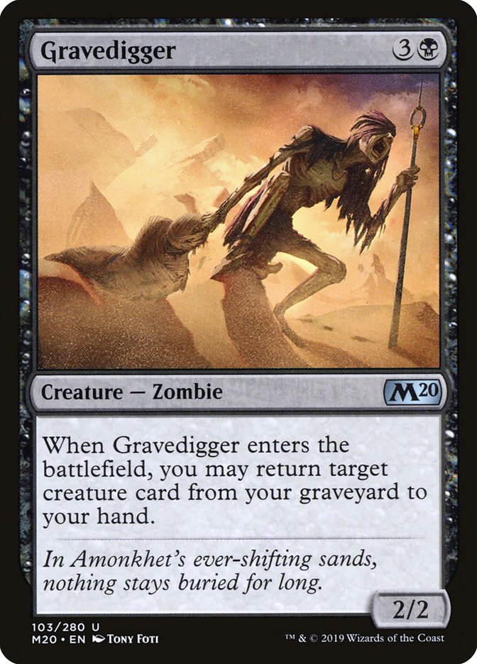 Gravedigger [Core Set 2020] | Tables and Towers