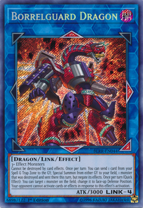 Borrelguard Dragon [BLRR-EN044] Secret Rare | Tables and Towers