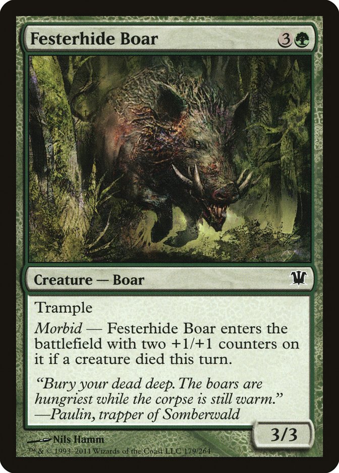 Festerhide Boar [Innistrad] | Tables and Towers