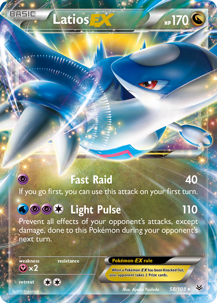 Latios EX (58/108) [XY: Roaring Skies] | Tables and Towers