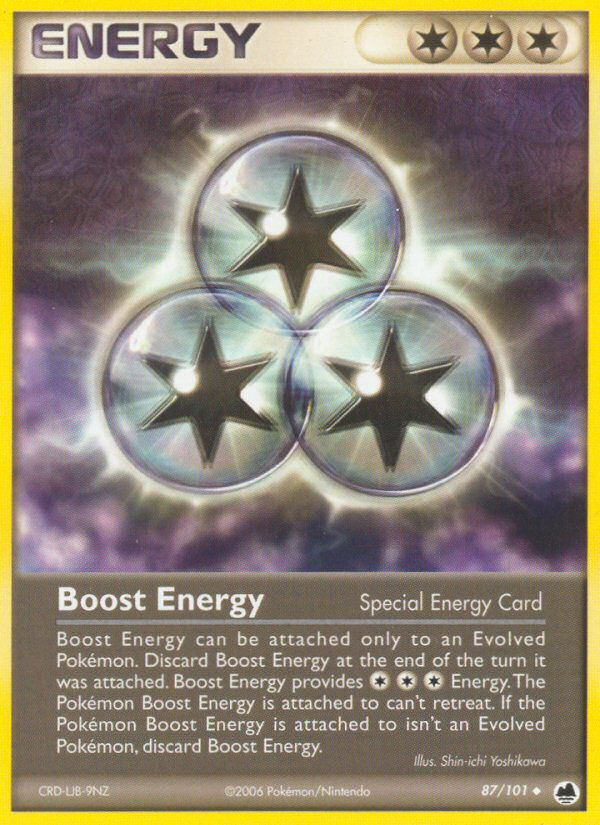 Boost Energy (87/101) [EX: Dragon Frontiers] | Tables and Towers