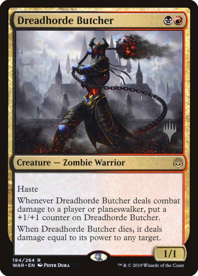 Dreadhorde Butcher (Promo Pack) [War of the Spark Promos] | Tables and Towers