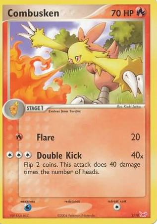 Combusken (2/10) [EX: Trainer Kit - Latias] | Tables and Towers