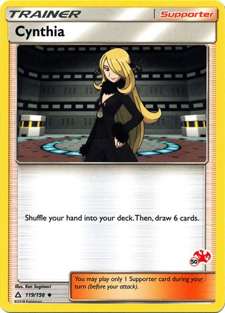 Cynthia (119/156) (Charizard Stamp #50) [Battle Academy 2020] | Tables and Towers