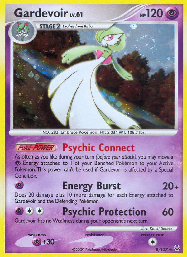 Gardevoir (8/127) (Theme Deck Exclusive) [Platinum: Base Set] | Tables and Towers