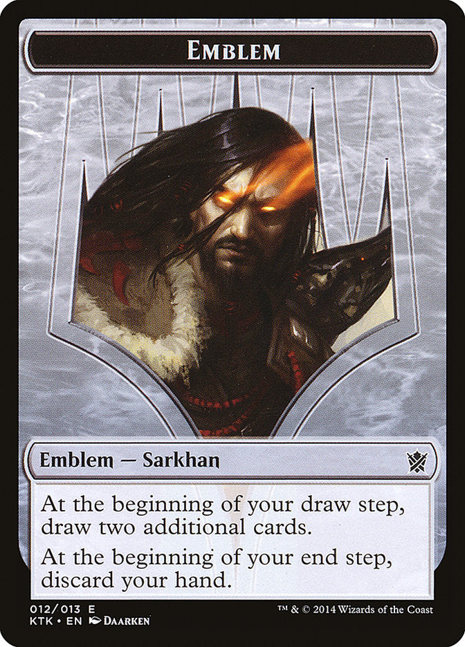 Sarkhan, the Dragonspeaker Emblem [Khans of Tarkir Tokens] | Tables and Towers