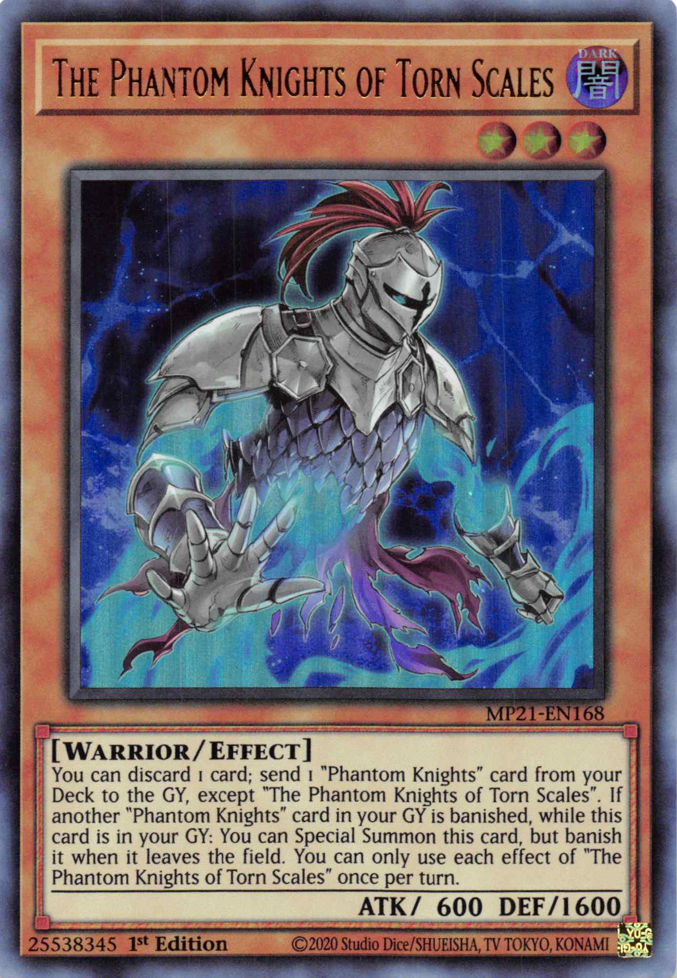 The Phantom Knights of Torn Scales [MP21-EN168] Ultra Rare | Tables and Towers