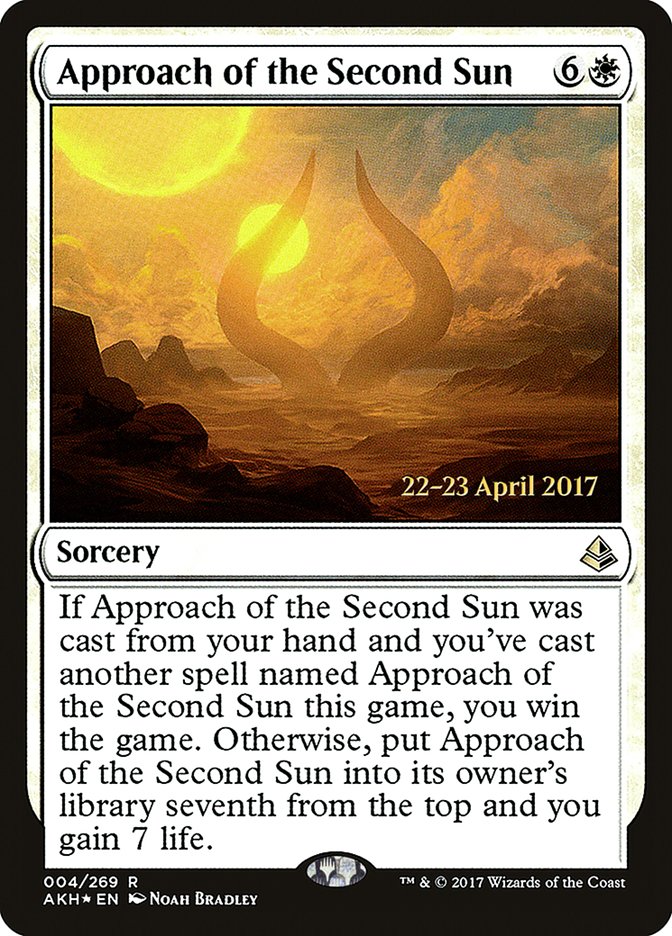 Approach of the Second Sun [Amonkhet Prerelease Promos] | Tables and Towers