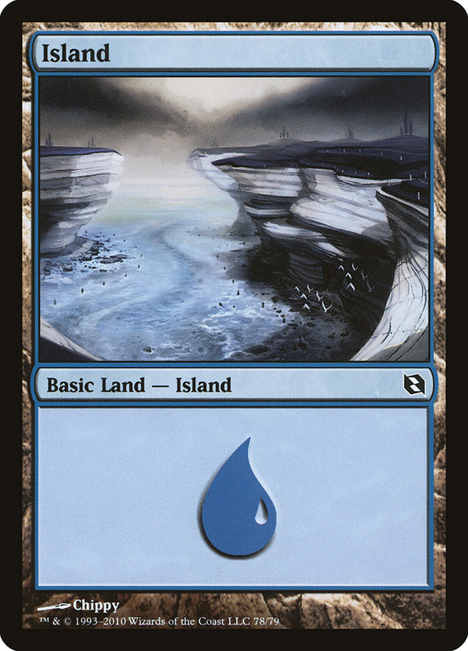 Island (78) [Duel Decks: Elspeth vs. Tezzeret] | Tables and Towers