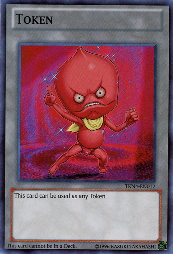 Ojama Token (Red) [TKN4-EN012] Super Rare | Tables and Towers