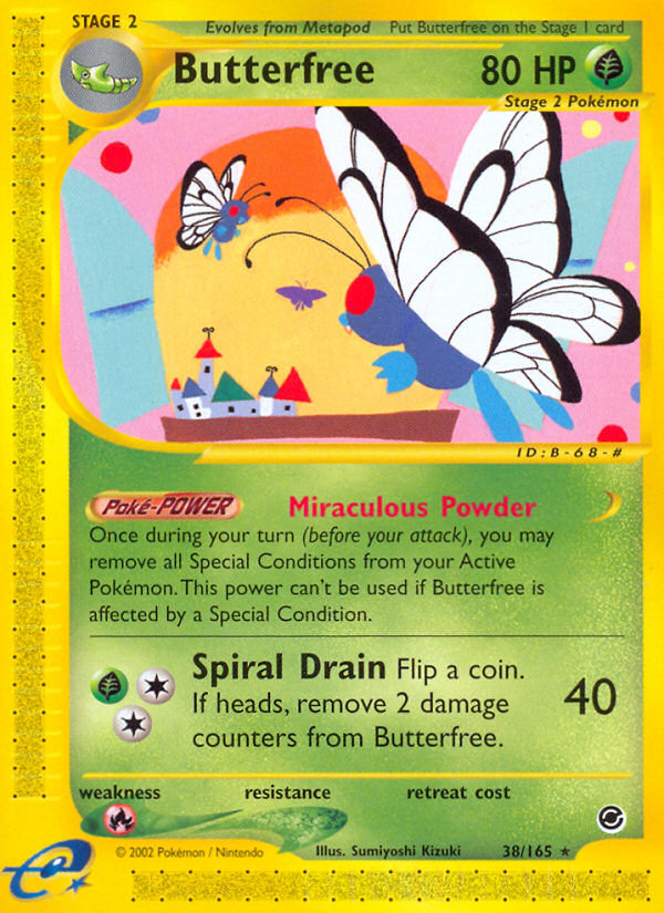 Butterfree (38/165) [Expedition: Base Set] | Tables and Towers