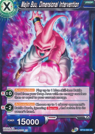 Majin Buu, Dimensional Intervention (BT12-030) [Vicious Rejuvenation] | Tables and Towers