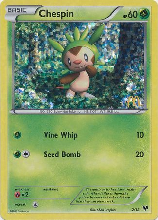 Chespin (2/12) [McDonald's Promos: 2014 Collection] | Tables and Towers