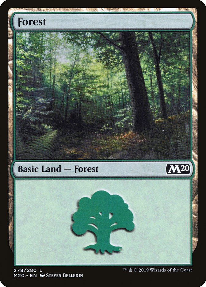 Forest (278) [Core Set 2020] | Tables and Towers