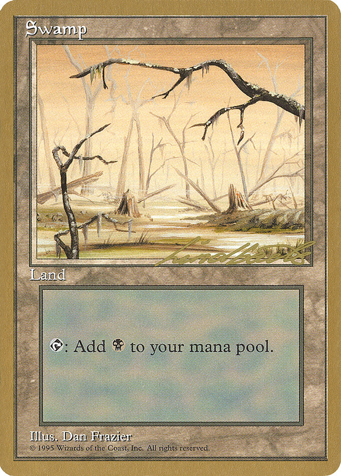 Swamp (ll370) (Leon Lindback) [Pro Tour Collector Set] | Tables and Towers