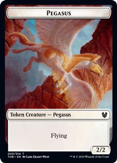 Illusion // Pegasus Double-Sided Token [Challenger Decks 2021 Tokens] | Tables and Towers