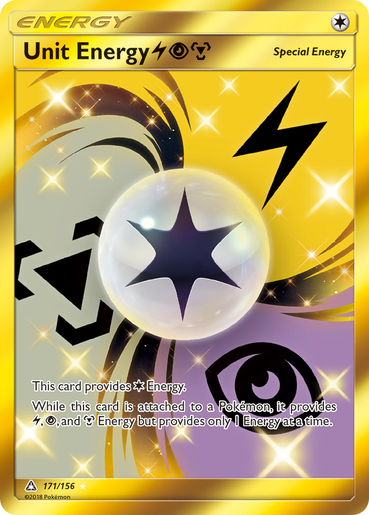 Unit Energy (171/156) (Lightning, Psychic, Metal) [Sun & Moon: Ultra Prism] | Tables and Towers