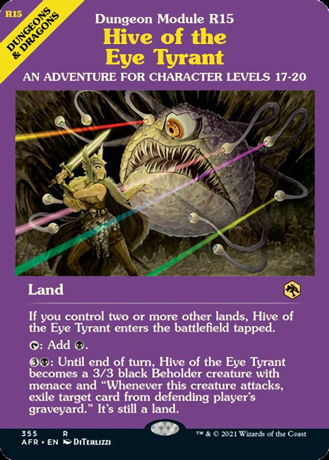 Hive of the Eye Tyrant (Dungeon Module) [Dungeons & Dragons: Adventures in the Forgotten Realms] | Tables and Towers