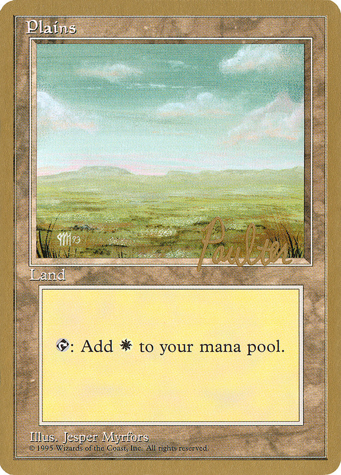 Plains (pp364) (Preston Poulter) [Pro Tour Collector Set] | Tables and Towers