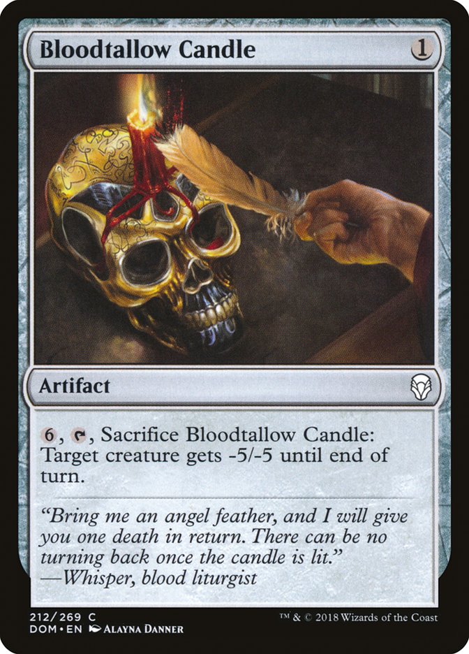 Bloodtallow Candle [Dominaria] | Tables and Towers