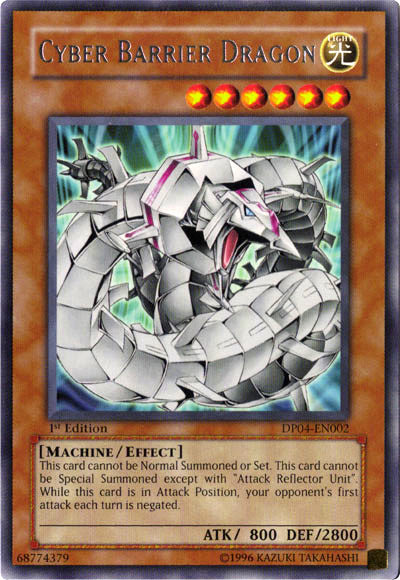 Cyber Barrier Dragon [DP04-EN002] Rare | Tables and Towers