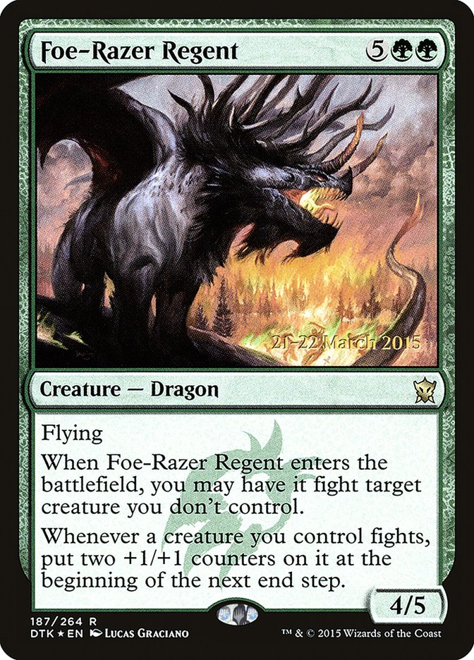 Foe-Razer Regent [Dragons of Tarkir Prerelease Promos] | Tables and Towers