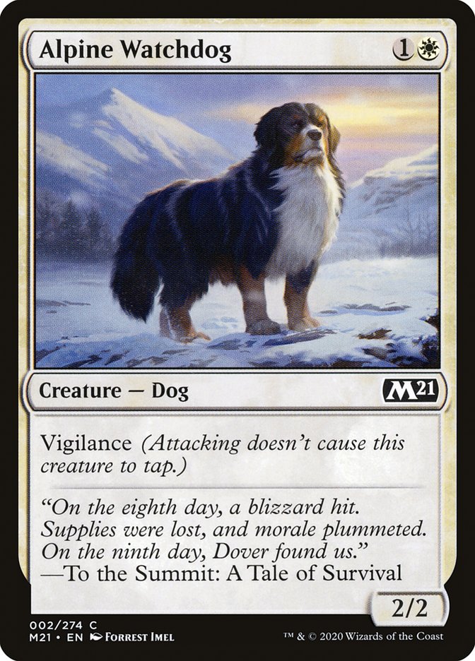 Alpine Watchdog [Core Set 2021] | Tables and Towers