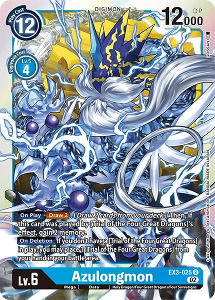 Azulongmon [EX3-025] [Revision Pack Cards] | Tables and Towers