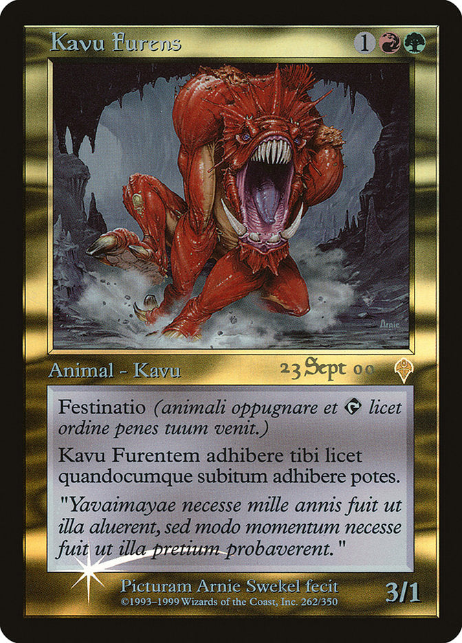 Raging Kavu [Invasion Promos] | Tables and Towers