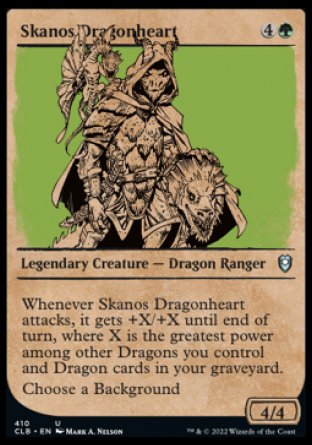 Skanos Dragonheart (Showcase) [Commander Legends: Battle for Baldur's Gate] | Tables and Towers