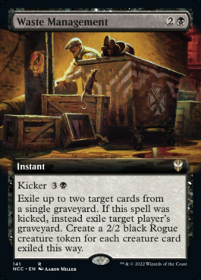 Waste Management (Extended Art) [Streets of New Capenna Commander] | Tables and Towers