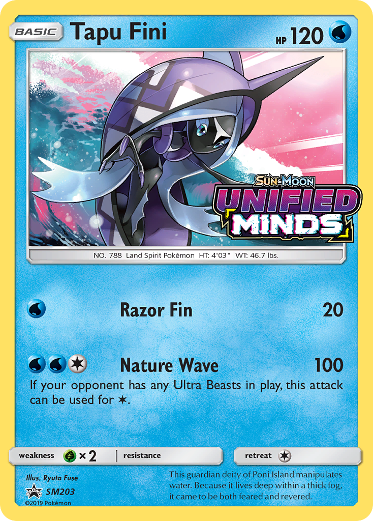 Tapu Fini (SM203) [Sun & Moon: Black Star Promos] | Tables and Towers