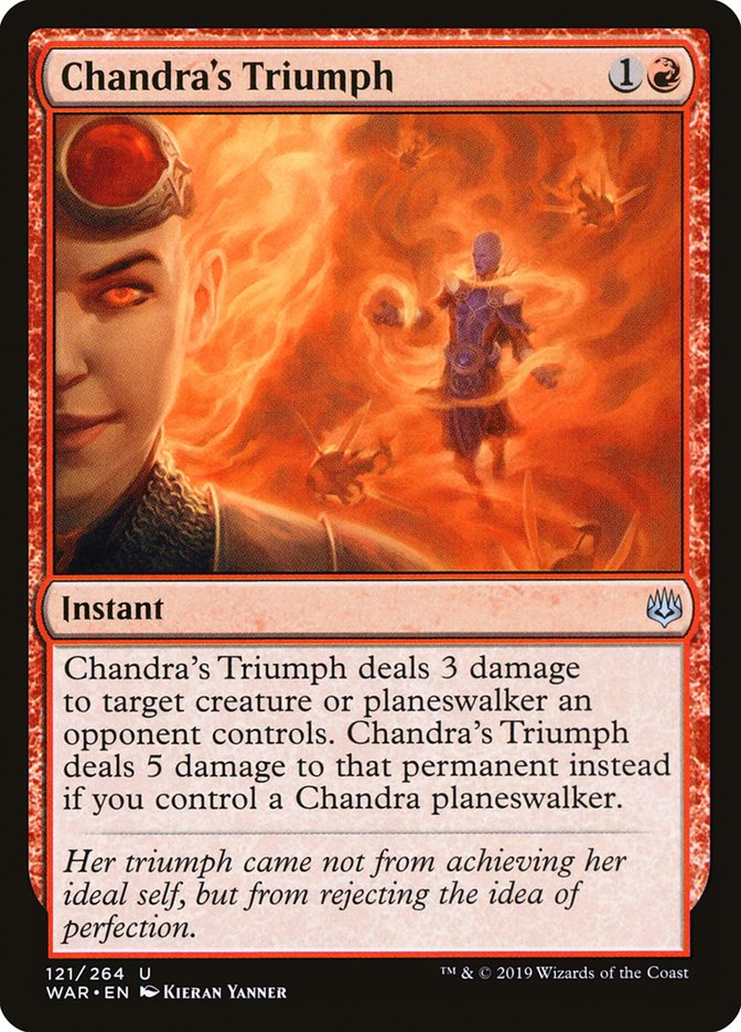 Chandra's Triumph [War of the Spark] | Tables and Towers