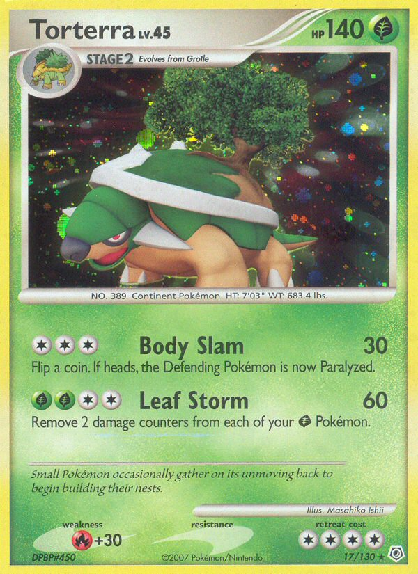 Torterra (17/130) [Diamond & Pearl: Base Set] | Tables and Towers